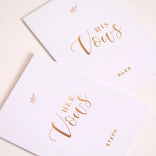 Load image into Gallery viewer, His &amp; Her Vows Lined Notebook
