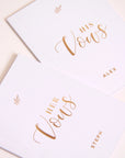 His & Her Vows Lined Notebook