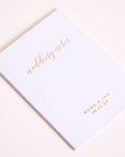 Wedding Notes A6 Lined Notebook