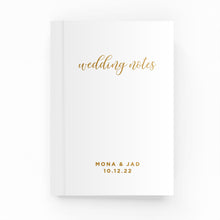 Load image into Gallery viewer, Wedding Notes A6 Lined Notebook
