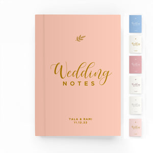 Wedding Notes Lined Notebook