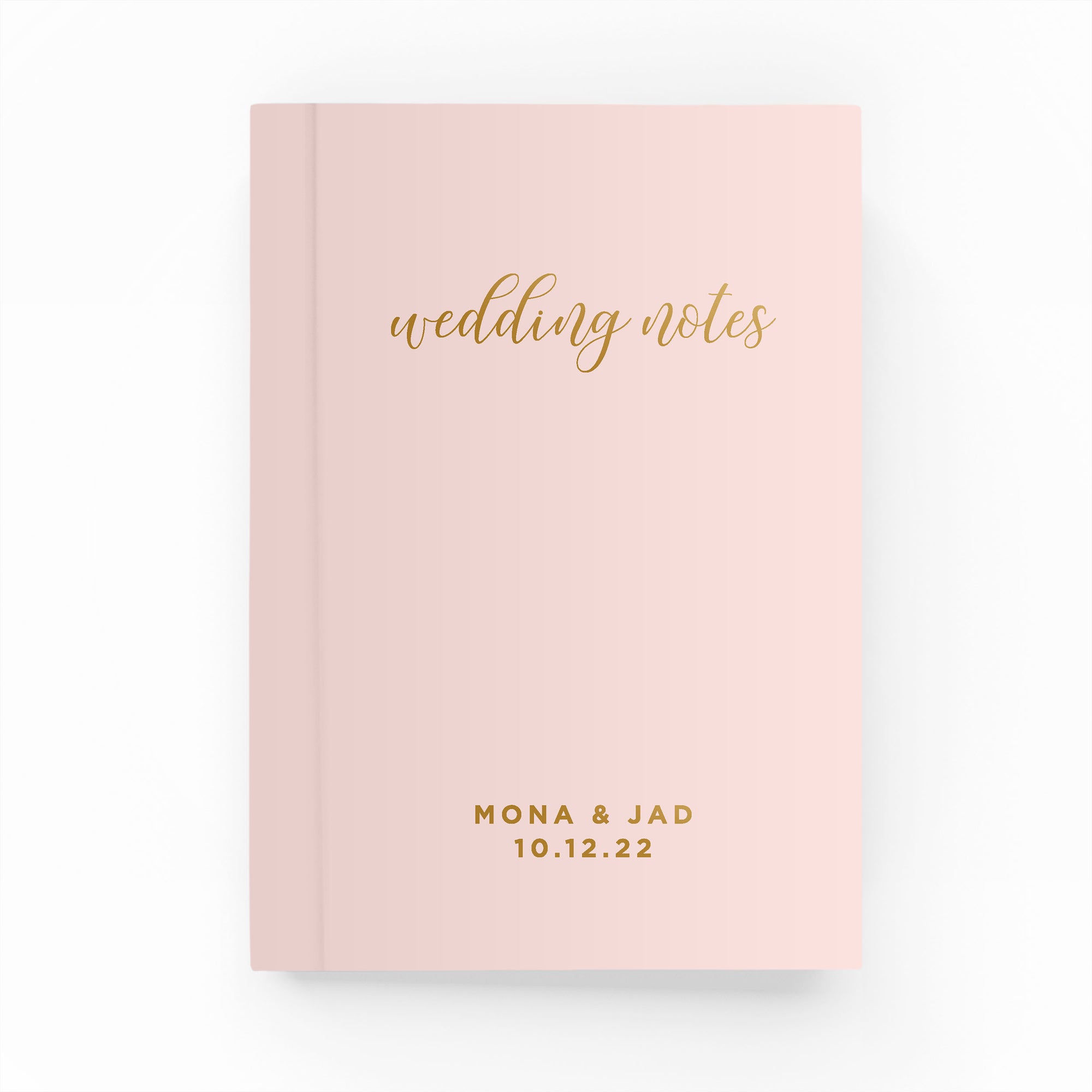 Wedding Notes A6 Lined Notebook