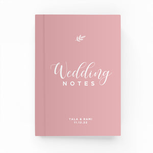 Wedding Notes Lined Notebook