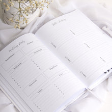 Load image into Gallery viewer, &quot;I Do&quot; Leather Wedding Planner with Silver Foil
