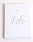 "I Do" Wedding Planner with Silver Foil