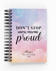 Any Quote Pastel Clouds Daily Planner