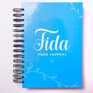 Blue Undated Daily Food Journal - By Lana Yassine