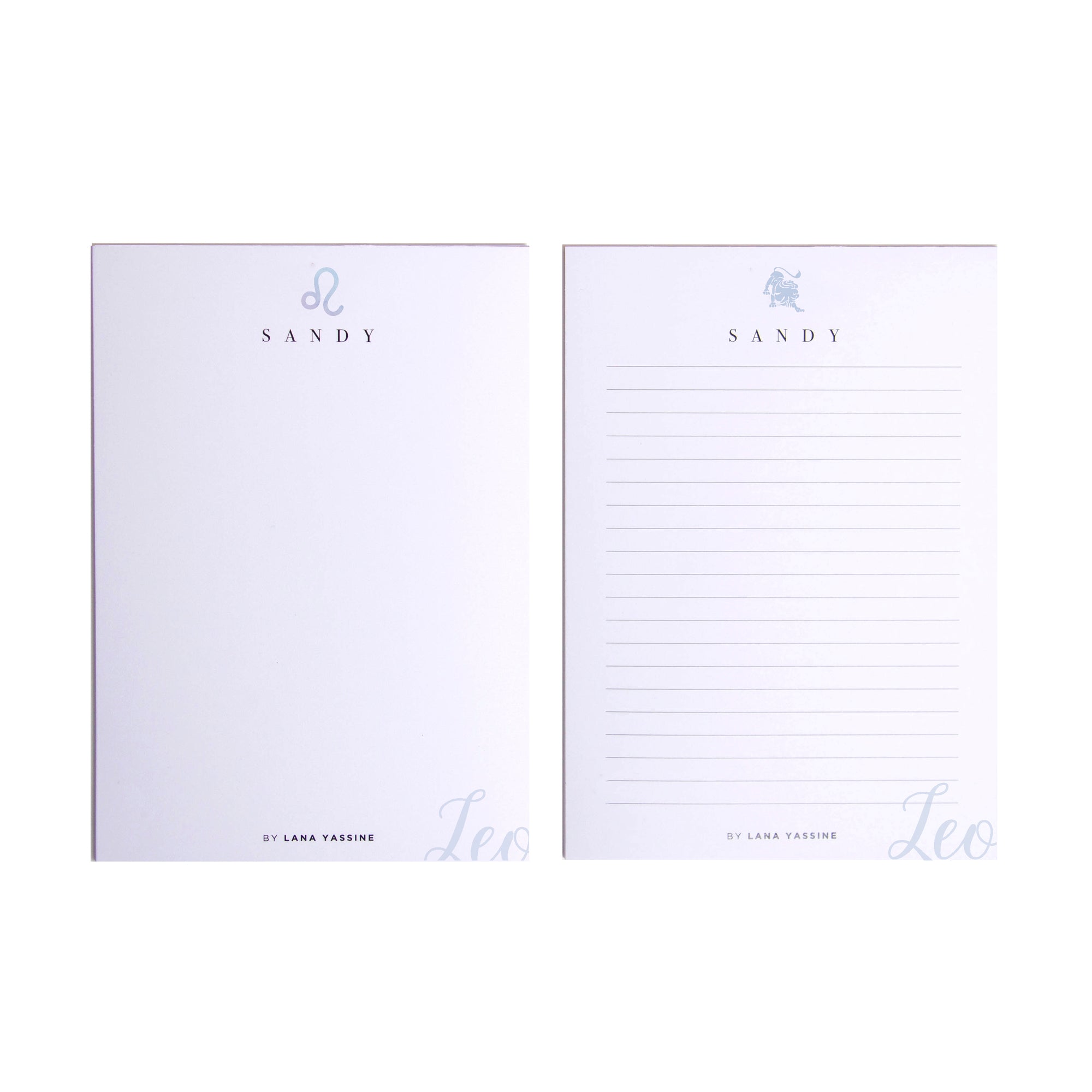 Personalized Zodiac Sign Note Pad - By Lana Yassine