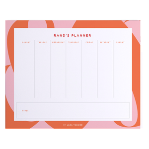 Colorful Weekly Desk Planner