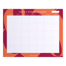 Load image into Gallery viewer, Colorful Monthly Desk Planner
