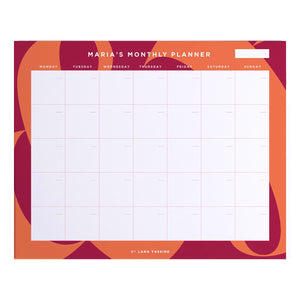 Colorful Monthly Desk Planner