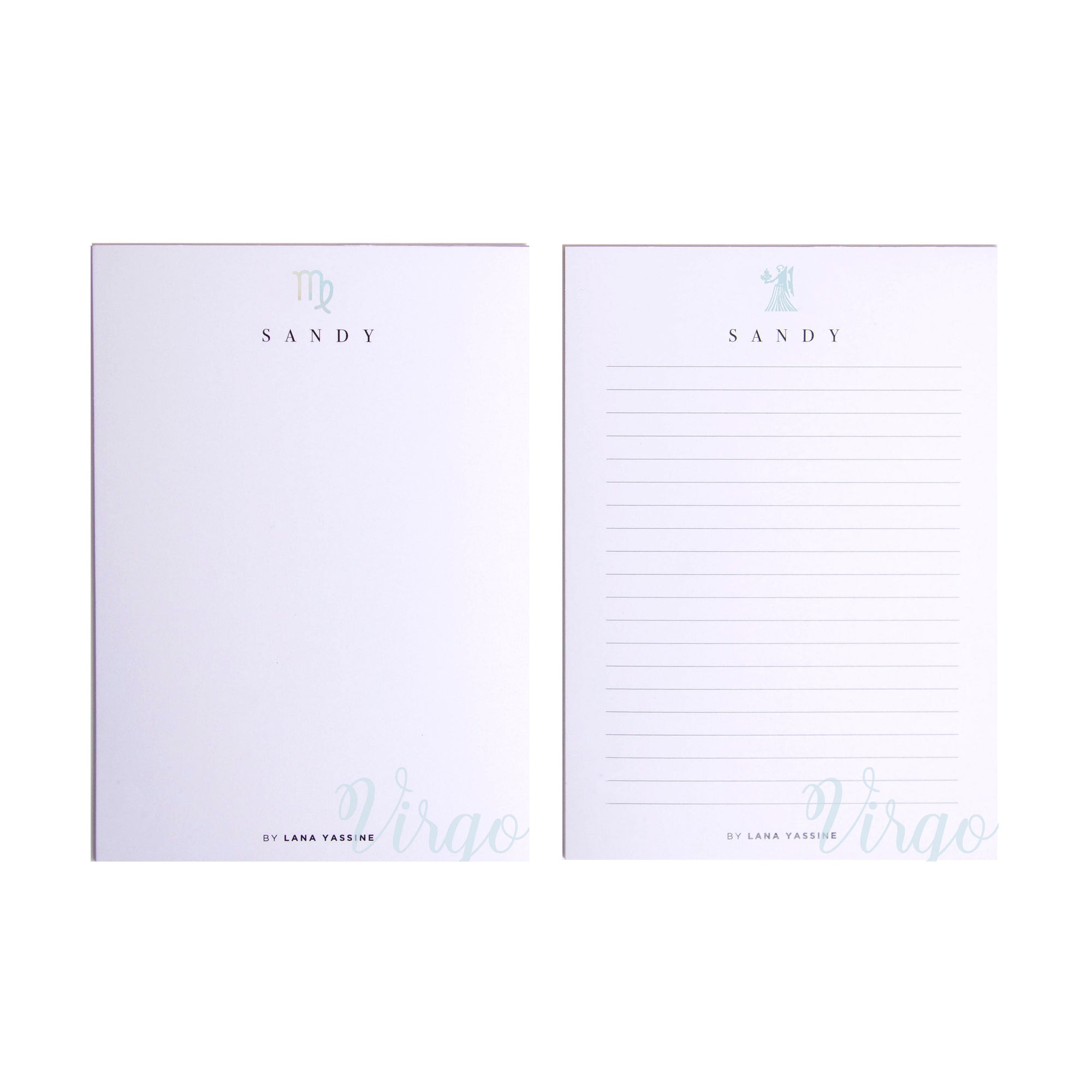 Personalized Zodiac Sign Note Pad - By Lana Yassine